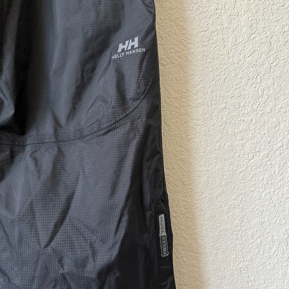 HELLEY HANSEN Mens Black Helly Tech Watertight Ankle Zip Rain Pants - Picture 5 of 14